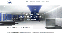 Desktop Screenshot of cyberdictate.com